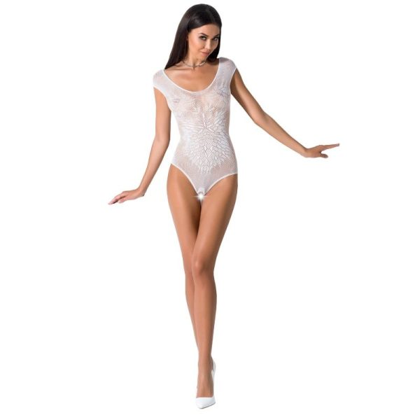 PASSION - WOMAN BS064 WHITE BODYSTOCKING ONE SIZE